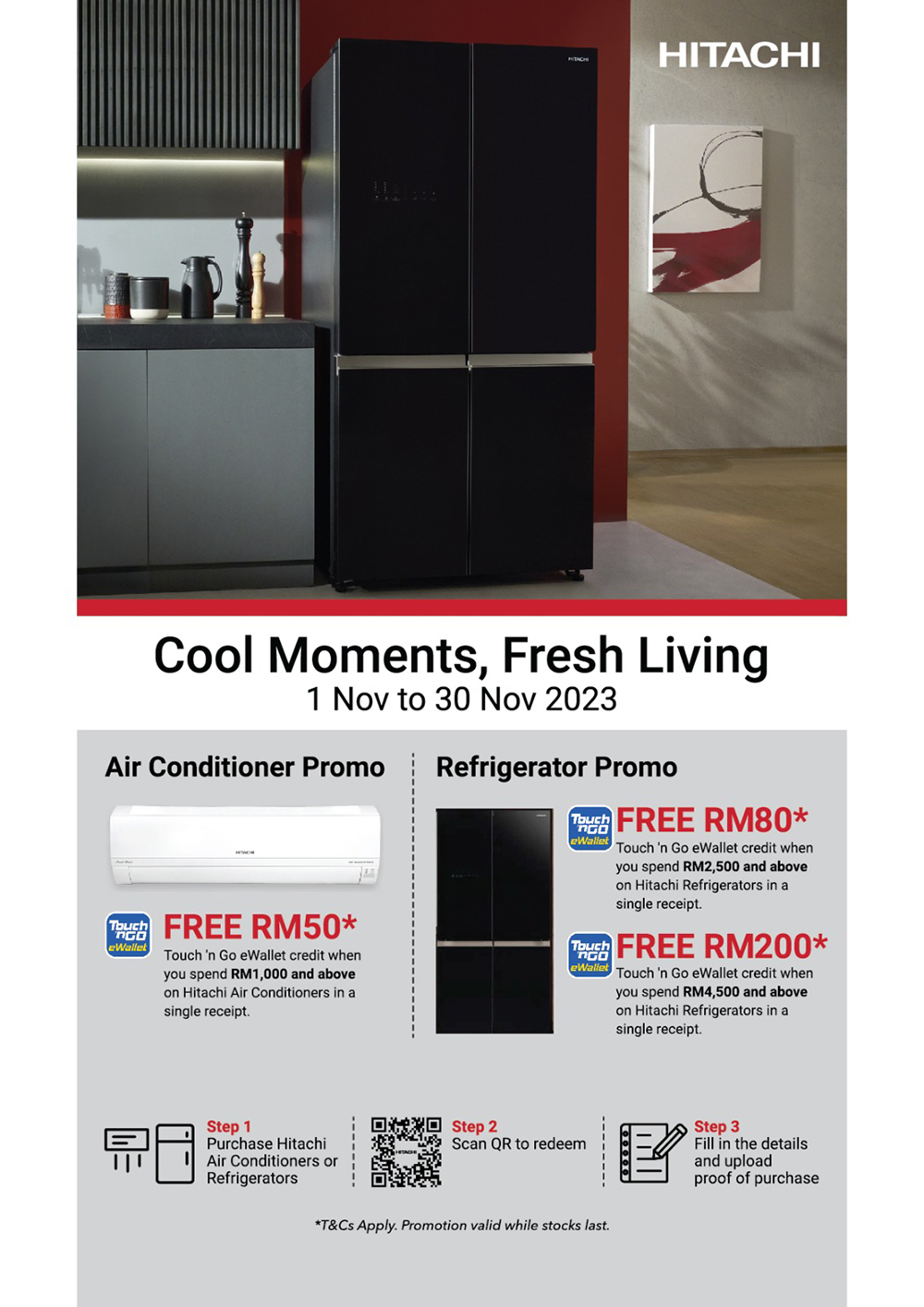 Hitachi Cool Moments, Fresh Living Campaign