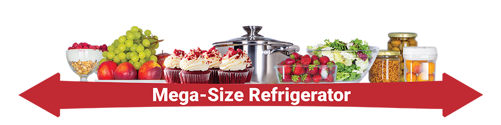 Hitachi Refrigerator, Mega-Size Refrigerator, ثلاجة كبيرة الحجم