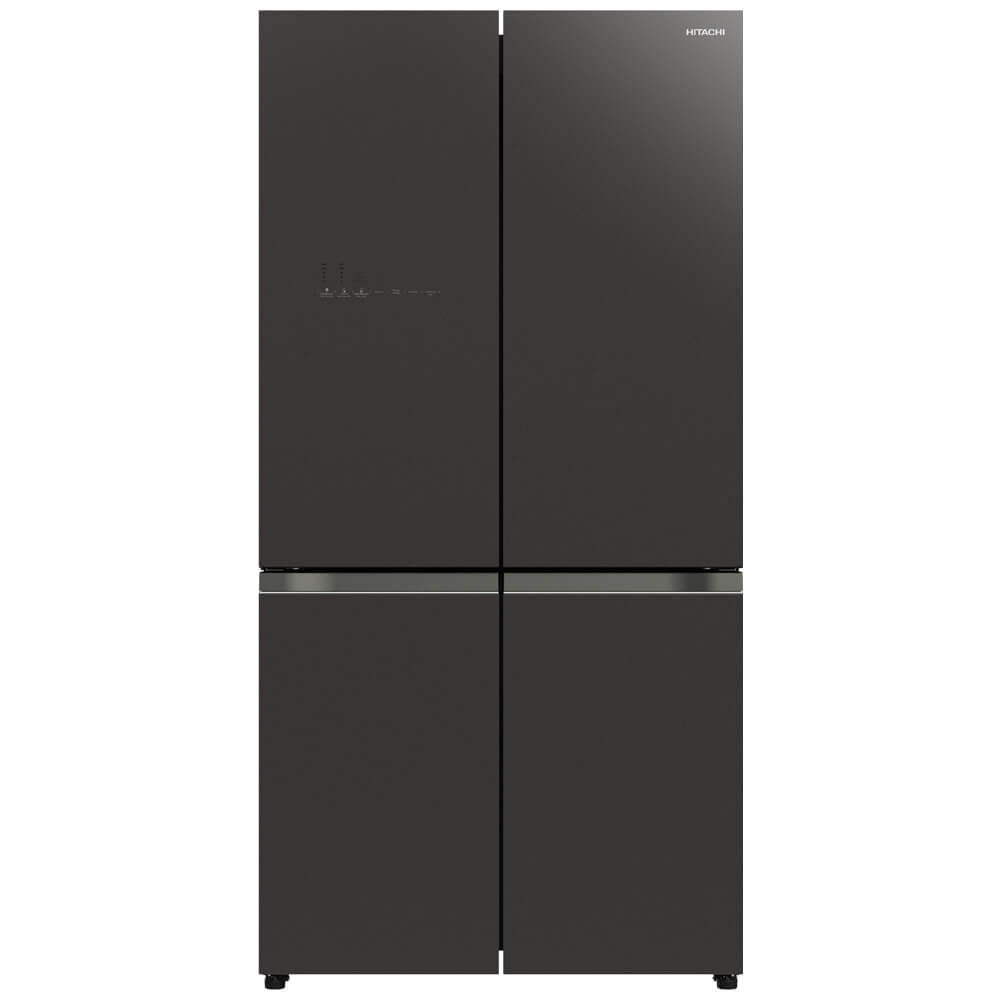 Hitachi refrigerator Multi Door Glass Mauve Gray