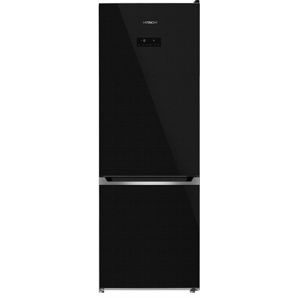 Hitachi refrigerator R-WB640VGV0(D) Bottom Freezer, 4-door, Glass Black