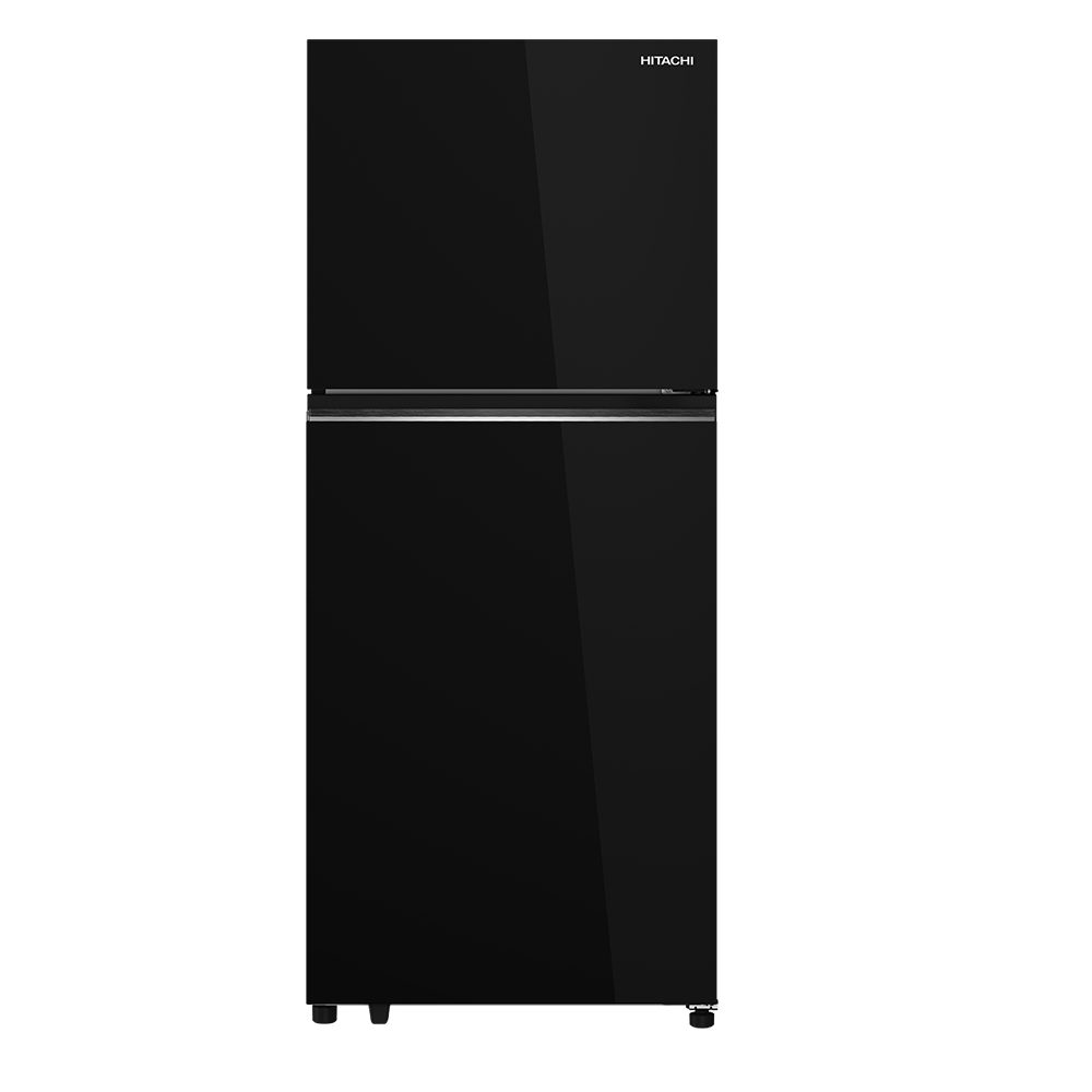 Hitachi refrigerator R-WB640VGV0(D) Bottom Freezer, 4-door, Glass Black