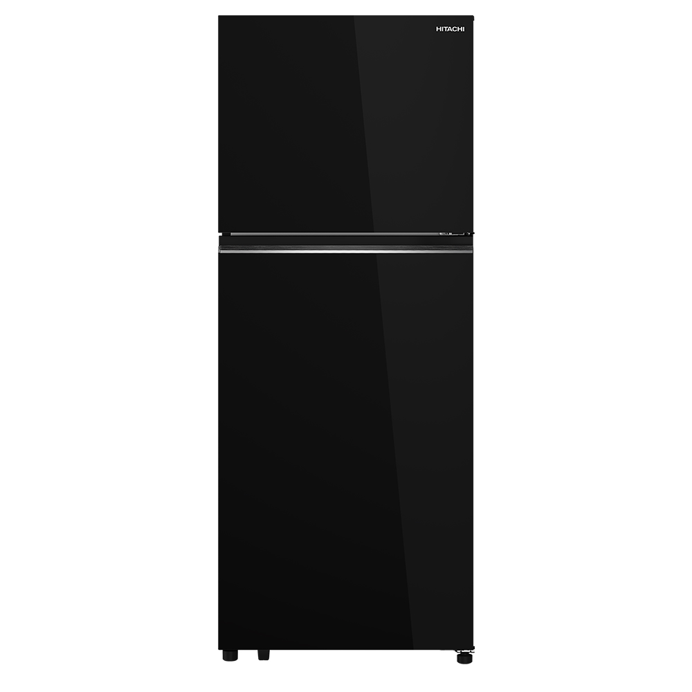 Hitachi refrigerator R-WB640VGV0(D) Bottom Freezer, 4-door, Glass Black