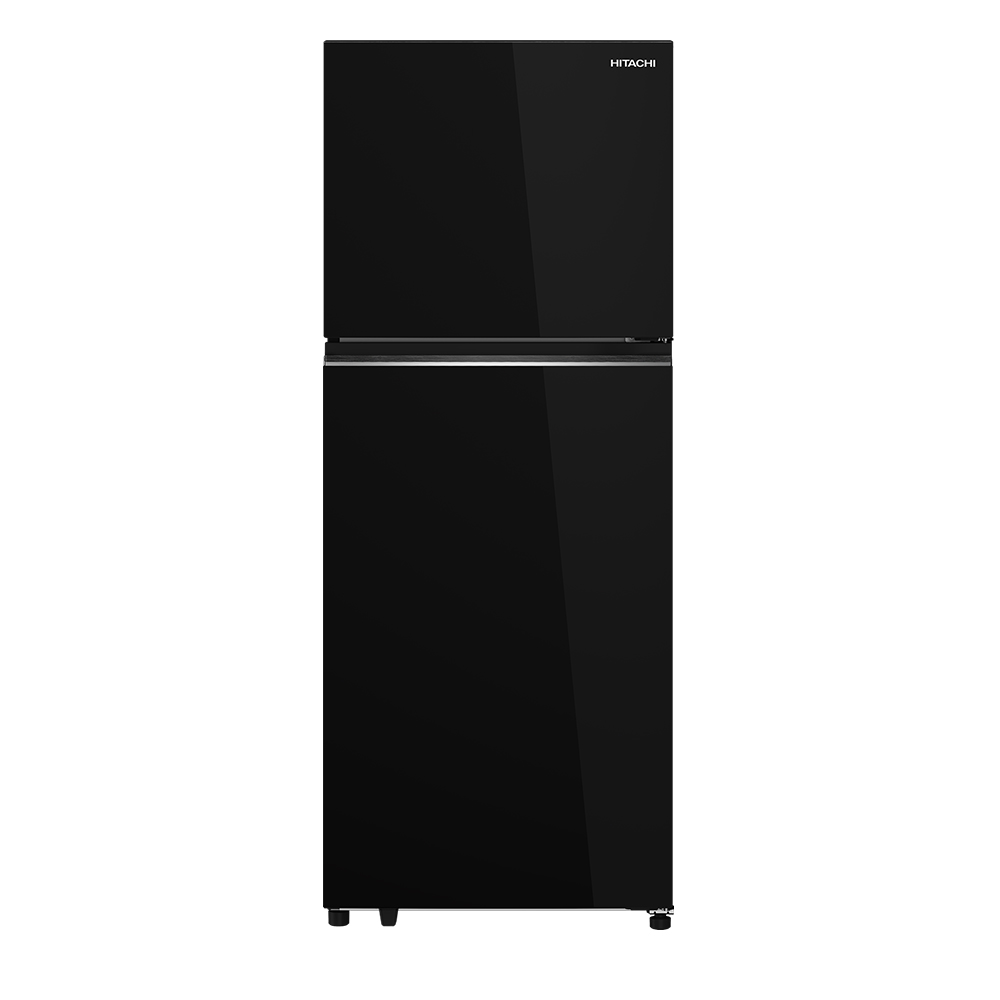 Hitachi refrigerator R-WB640VGV0(D) Bottom Freezer, 4-door, Glass Black