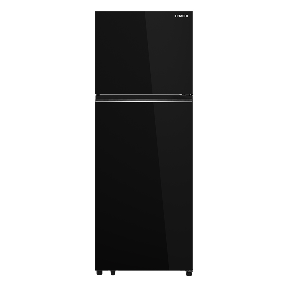 Hitachi refrigerator R-WB640VGV0(D) Bottom Freezer, 4-door, Glass Black