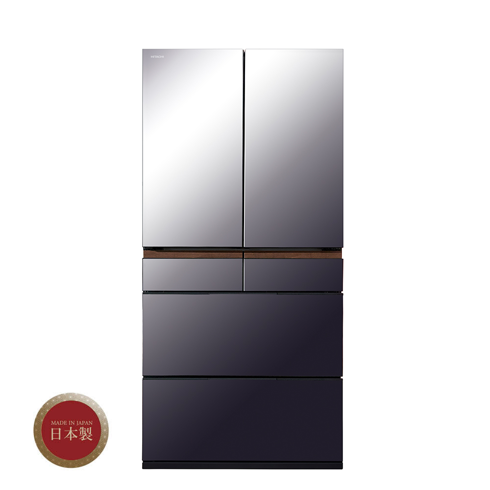 Hitachi refrigerator Multi Door Made in Japan Crystal Mirror