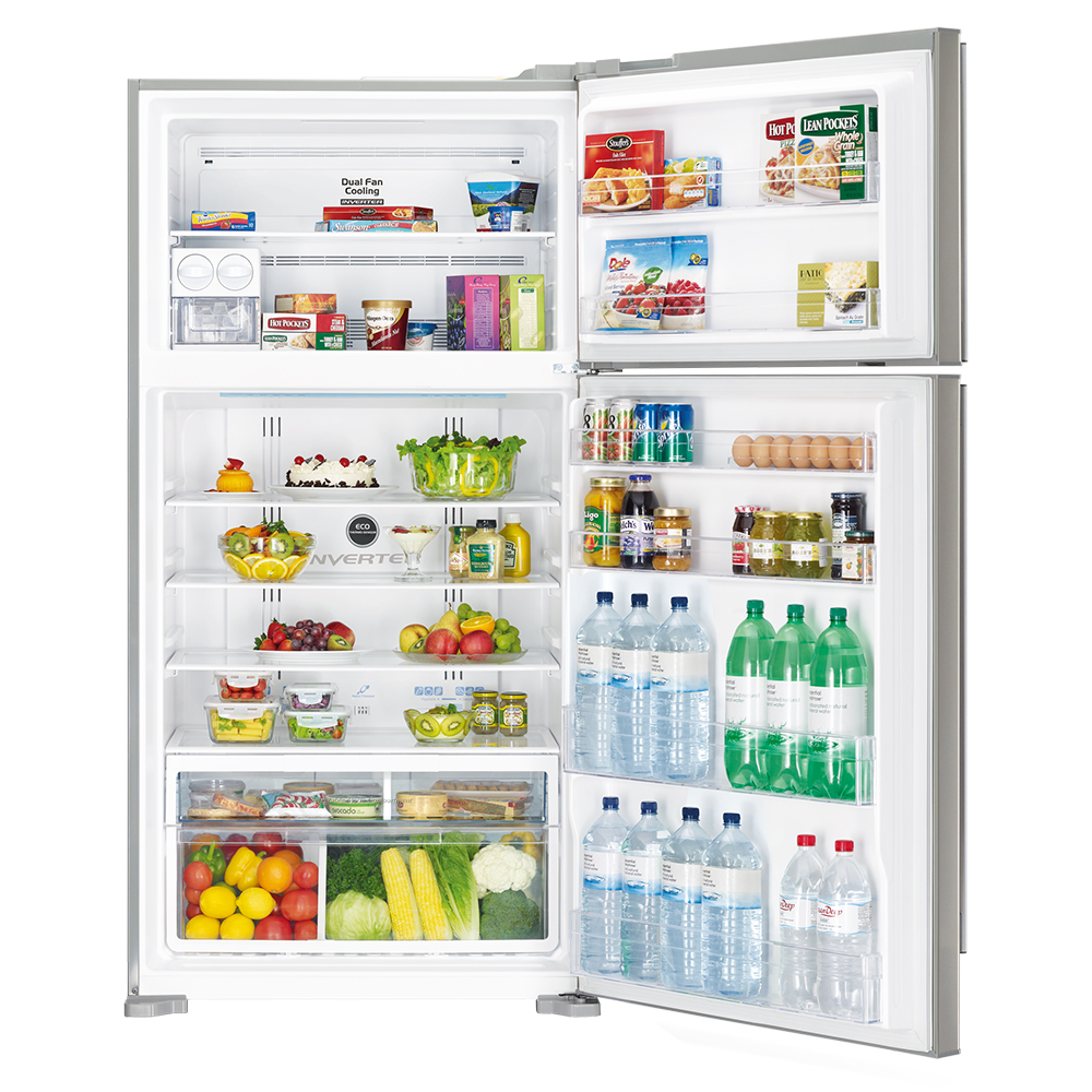 Hitachi refrigerator 2 Door Brilliant Silver