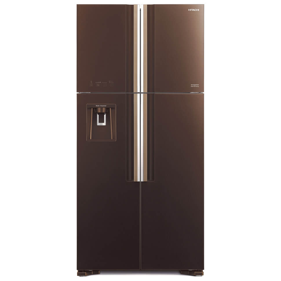 hitachi french door fridge 586l r w720p7m