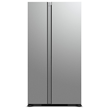 Hitachi refrigerator Side by side 2 Door Glass Silver