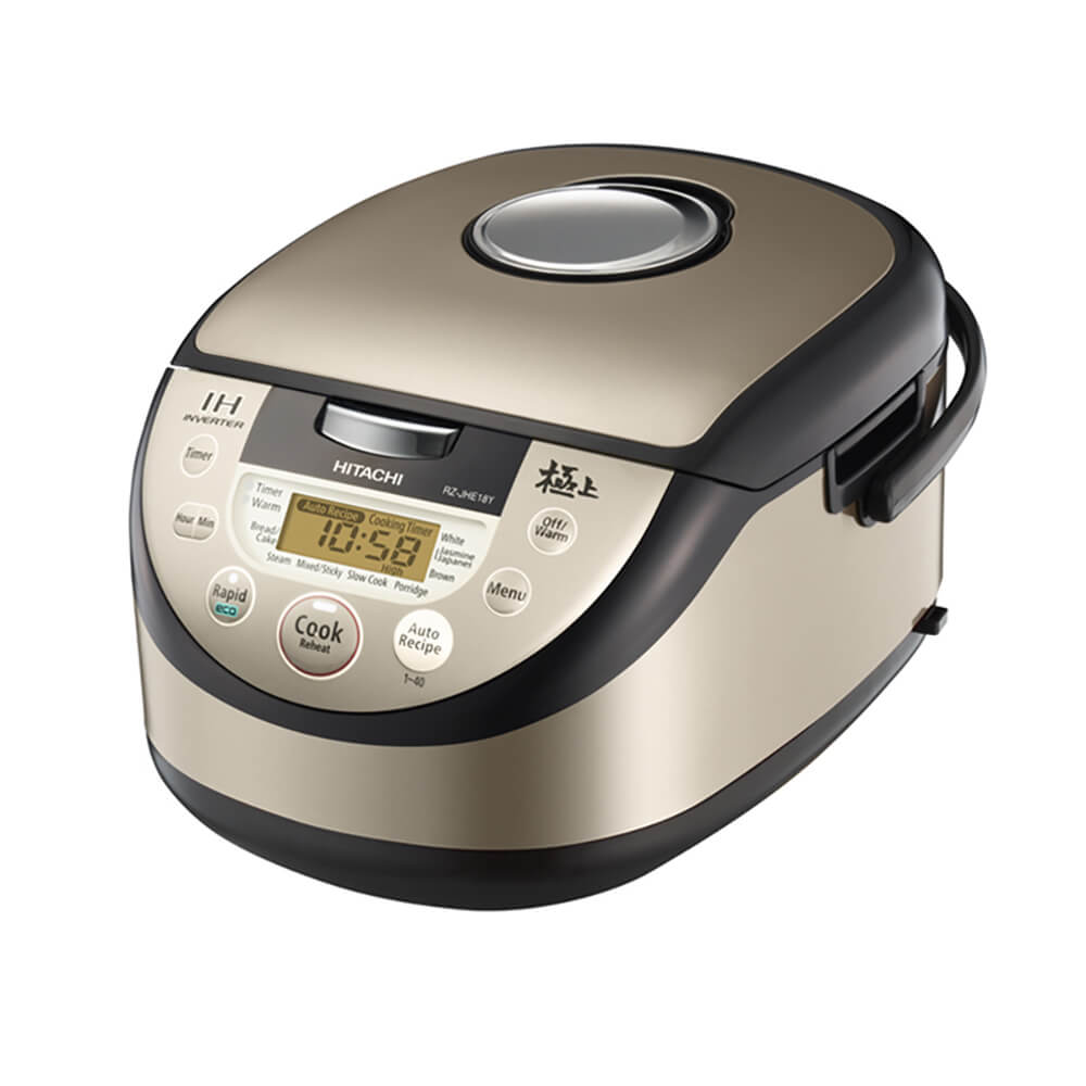 Karasia Enterprise - Hitachi Rice Cooker, Microcomputer Series, RZ-ZH18Y 4  Different Modes for your convenience; - White / Jasmine Rice - Porridge -  Brown Rice - Steam. Visit An Authorised Hitachi Dealer