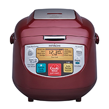 Hitachi Fuzzy Control- Double Rice Cook Red