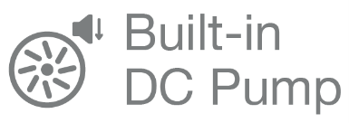 built in dc pump